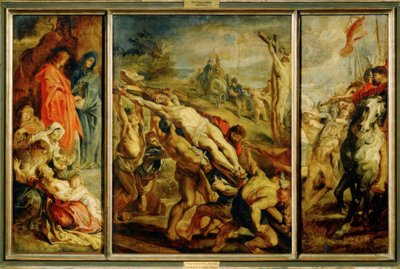 The Elevation of the Cross by Peter Paul Rubens